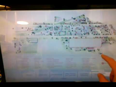 Campus map for Admissions Touch Screen