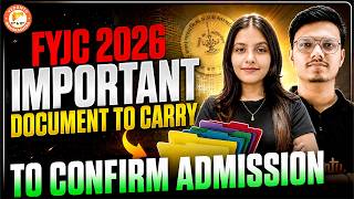 11th FYJC Admission 2026 - Important Documents To Carry To Confirm Admission | HSC Board | Radha Mam