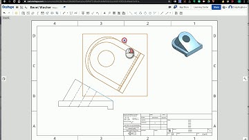 Creating an Auxiliary View in Onshape