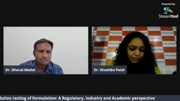 "Dissolution testing of formulation: A Regulatory, Industry and Academic perspective