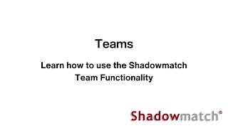 Team Analysis Functionality