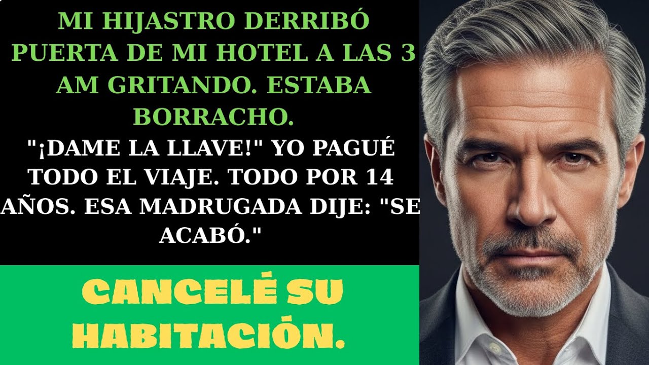 HISTORIAS REALES. Hijastro derribó puerta hotel 3AM. Pagué 14 años. Esa noche cancelé todo...