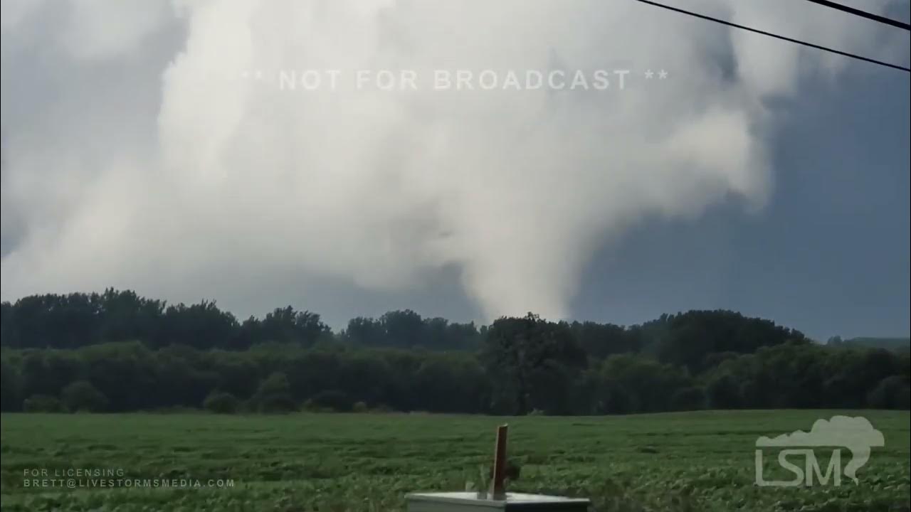 07122023 Campton Hills, IL Dual Tornadoes with Rainbow YouTube