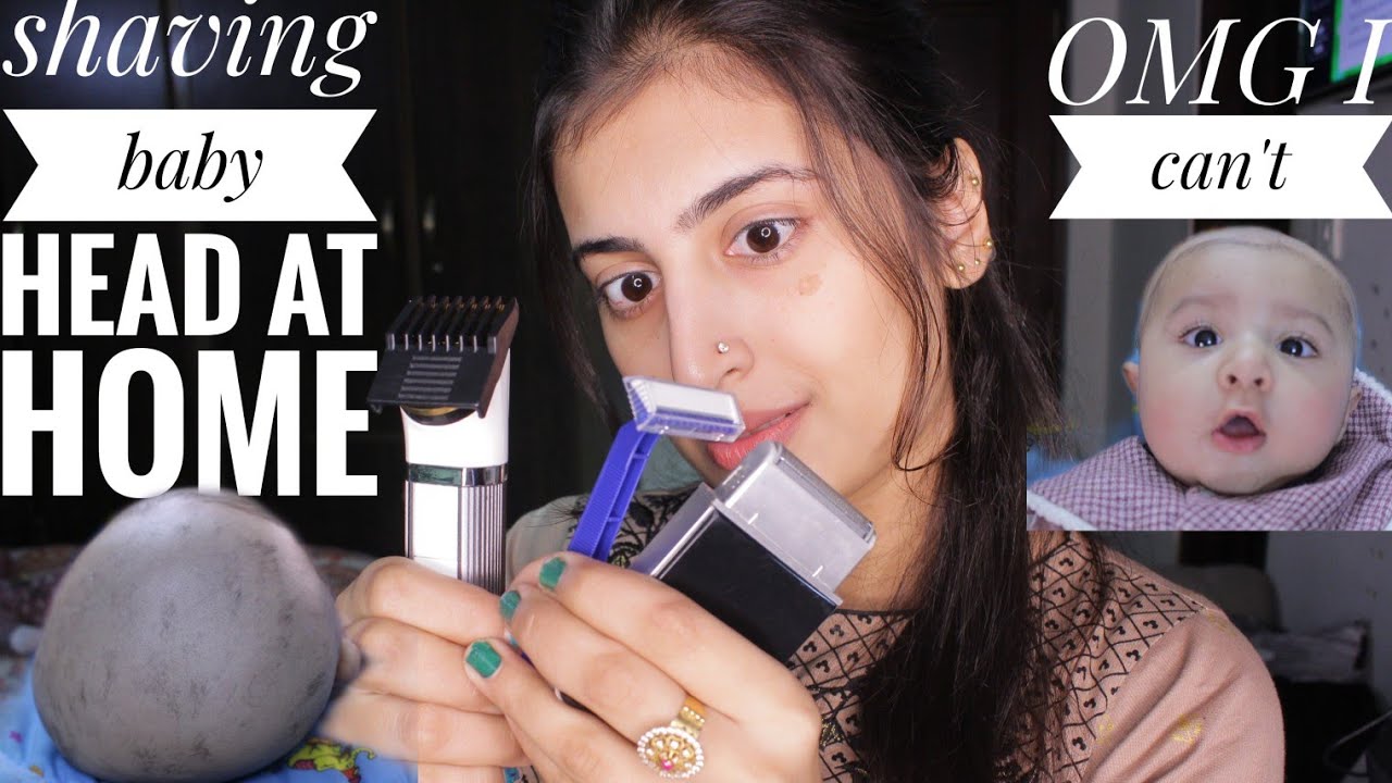how to shave a baby head at home vlog baby YouTube
