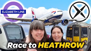 We raced to Heathrow Airport and got kicked out! Ft @lornajaneadventures