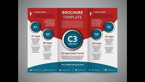 How To Create an Awesome Tri Fold Brochure Design - Corel Draw Tutorial