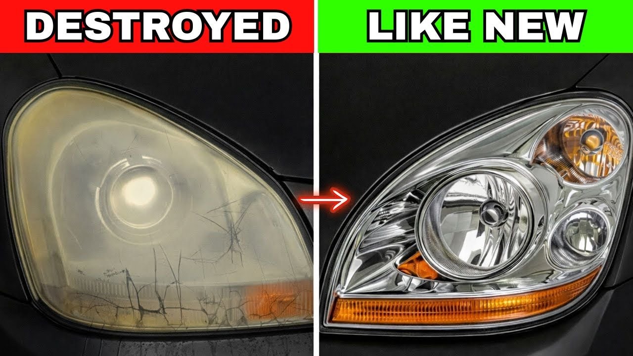 The German Trick That Makes Foggy Headlights Pop Like New