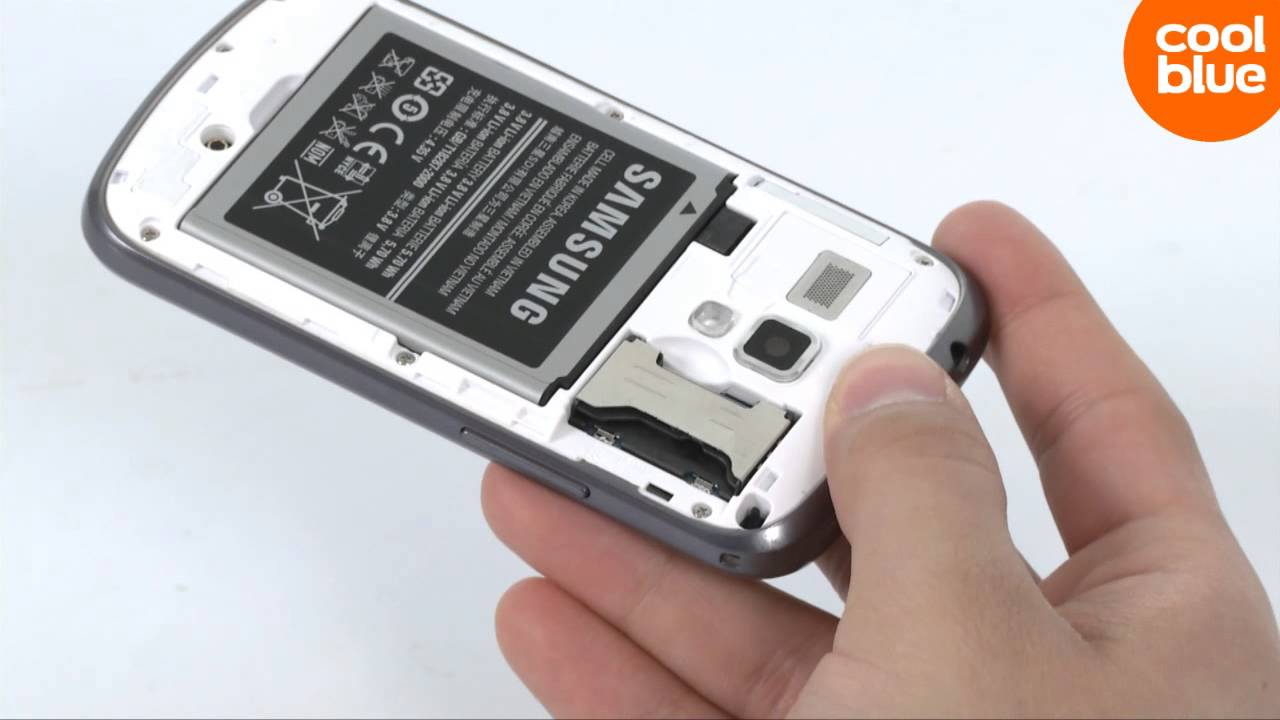 Hoe plaats je de simkaart in de Samsung Galaxy S Duos
