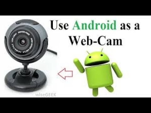 how to use smartphone as webcam - YouTube
