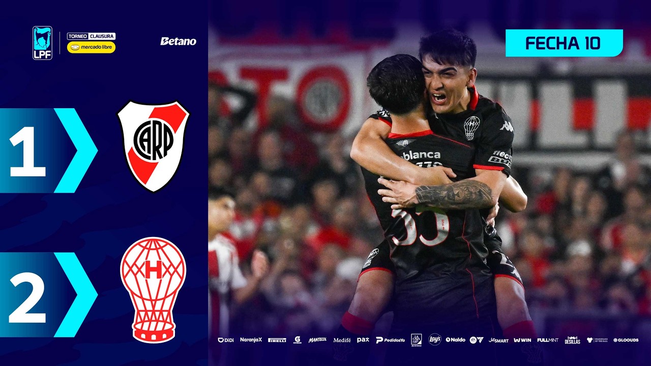 RIVER 1 - 2 HURACÁN | Resumen del partido | #TorneoMercadoLibre Clausura 2026 🏆