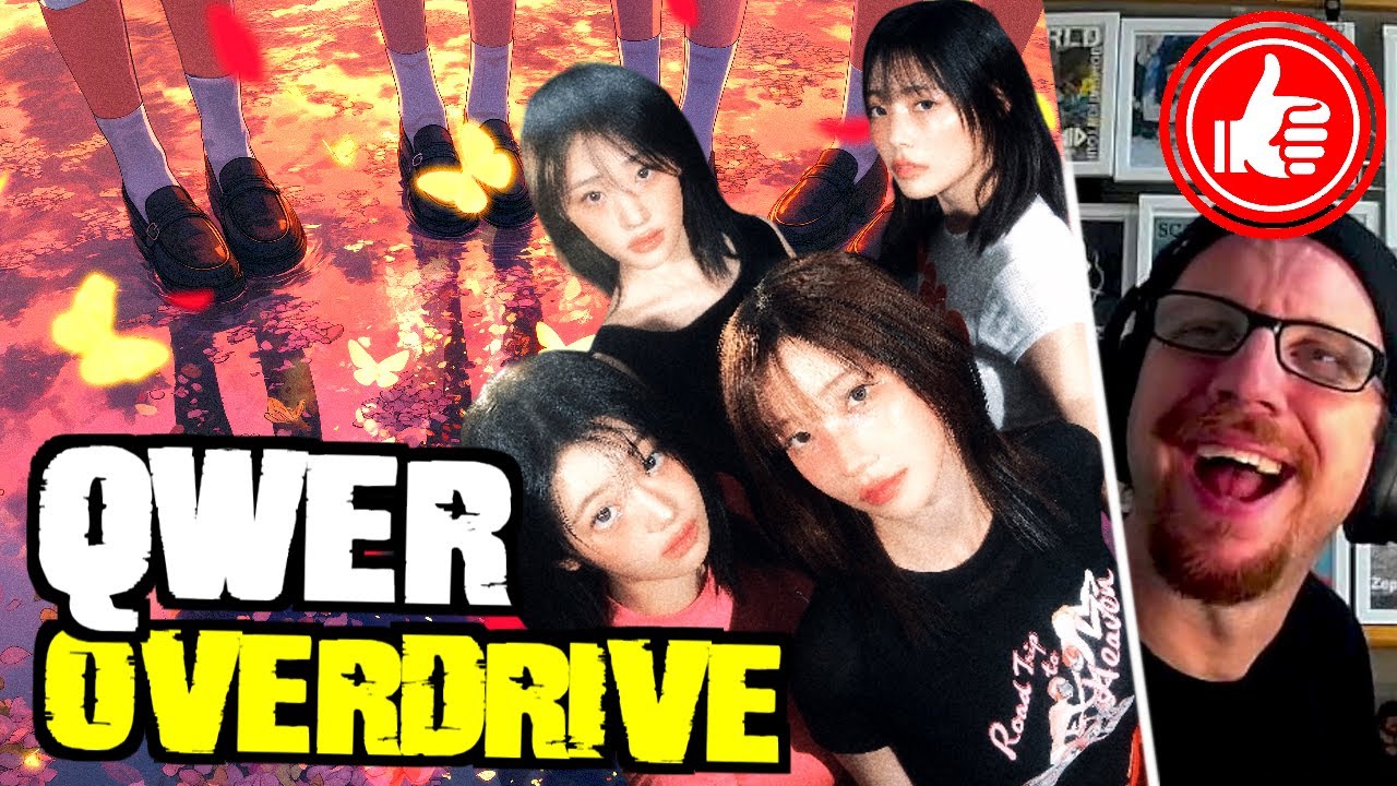 QWER ⚡「 OVERDRIVE 」...reaction to the band's moment of drum 'n' bass pop fun!