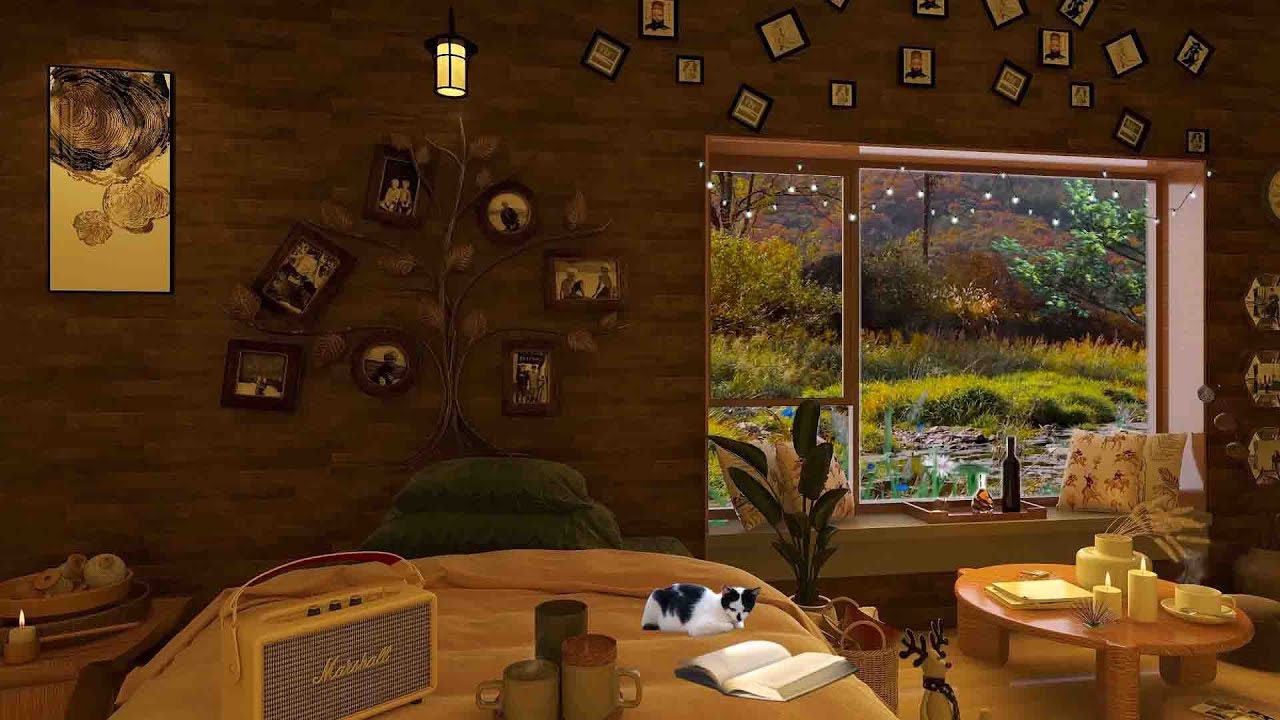 Spring Ambience | 봄 아침 분위기 & 편안한 숲 새소리 - 아늑한 침실 | 평화로운 공간 Peaceful ...