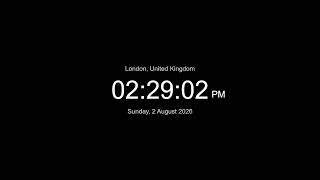🔴 LIVE | Clock / Time in London Now / LIVE London / What time is it now