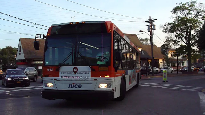 2012 Orion VII CNG 1863 On The n58 @ Great Neck LIRR [ Nassau Inter-County Express ]