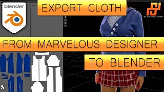 Marvelous Designer to Blender - Simply Material | Fashion Design screenshot 3