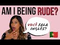 European Portuguese | How to Be Polite [Você FINALLY Explained!]