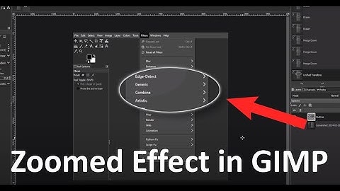 Create "Zoomed Lens" Effect on Screenshots & Images in GIMP