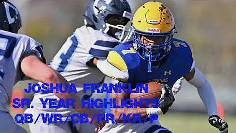 Joshua Franklin SR Year Football Highlights (2022)