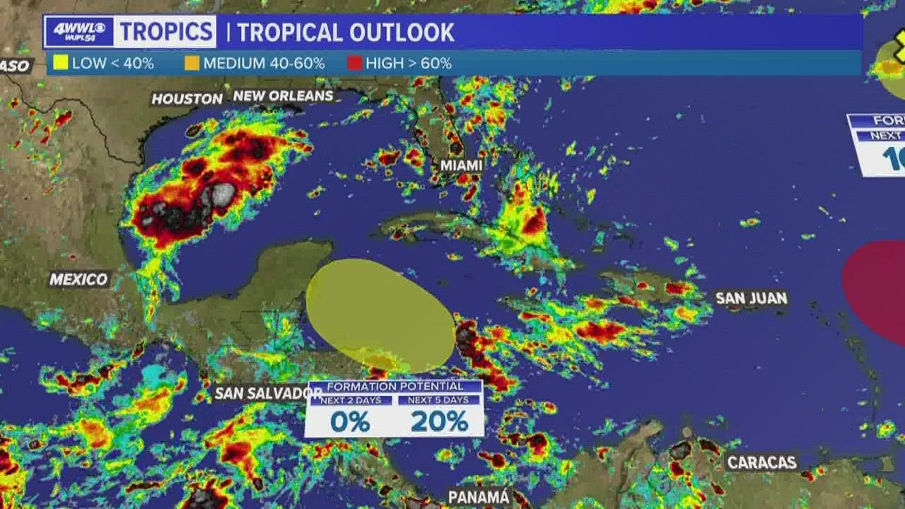 Sunday night tropical update: Areas to watch - YouTube