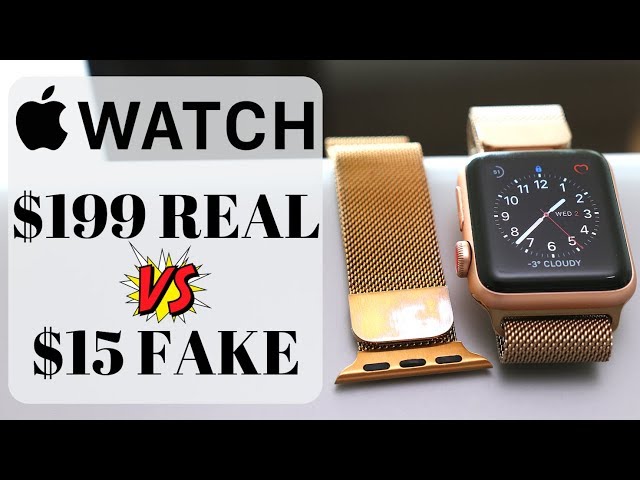 Apple Watch Milanese Loop - Real vs Fake