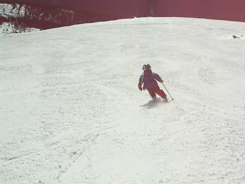 WT ripping it up on Blackcomb, 4 years old