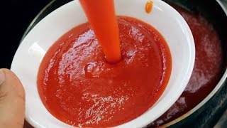 టమాటో సాస్ చేయడం ఇంత ఈజీ అని తెలిస్తే మీరు ఎప్పుడు కూడా బయట కొనరు | Perfect Tomato Sauce Recipe