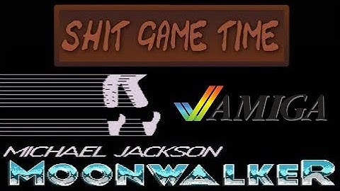 SHIT GAME TIME: MOONWALKER (AMIGA - With Commentary)