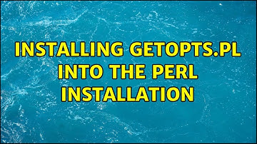 Ubuntu: Installing getopts.pl into the perl installation