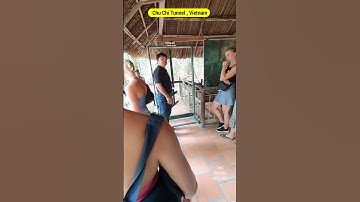 Chu Chi Tunnel Booby Trap made by Vietcong🪤 #shorts #vietnam #chuchitunnel #trap #war #warzone #trip