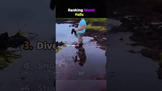 ranking the most painful falls 💀 #fails #ouch #usa