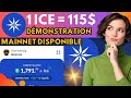Ice network  retrait et valeur de 1 ice  115  dmonstration  mainnet ouvert