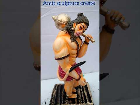 Bajrangbali idol making 2024 || Hanuman murti making #shorts