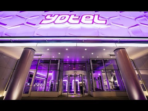 YOTEL Hotel New York City - Cabin View and YOBOT - Time Square - Walkthrough 2014