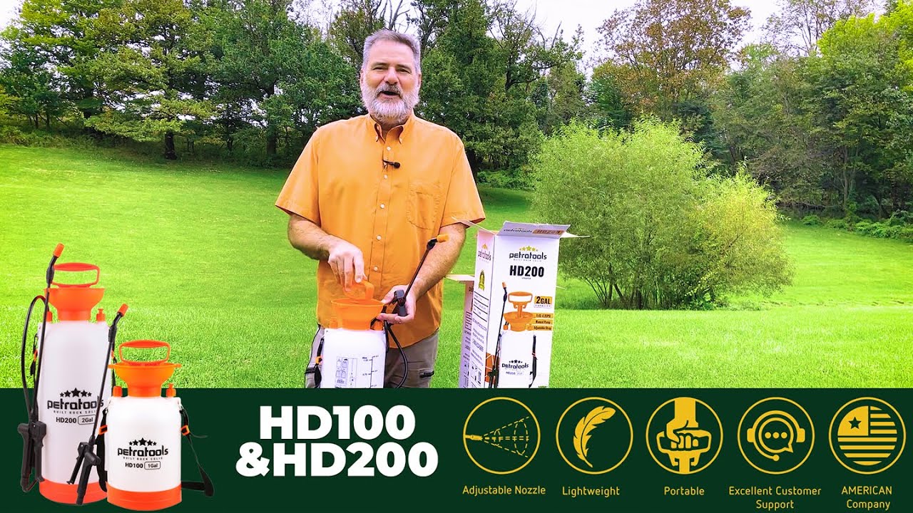 PetraTools HD100 & HD200 Starter Guide | Best Handpump Sprayers (2021