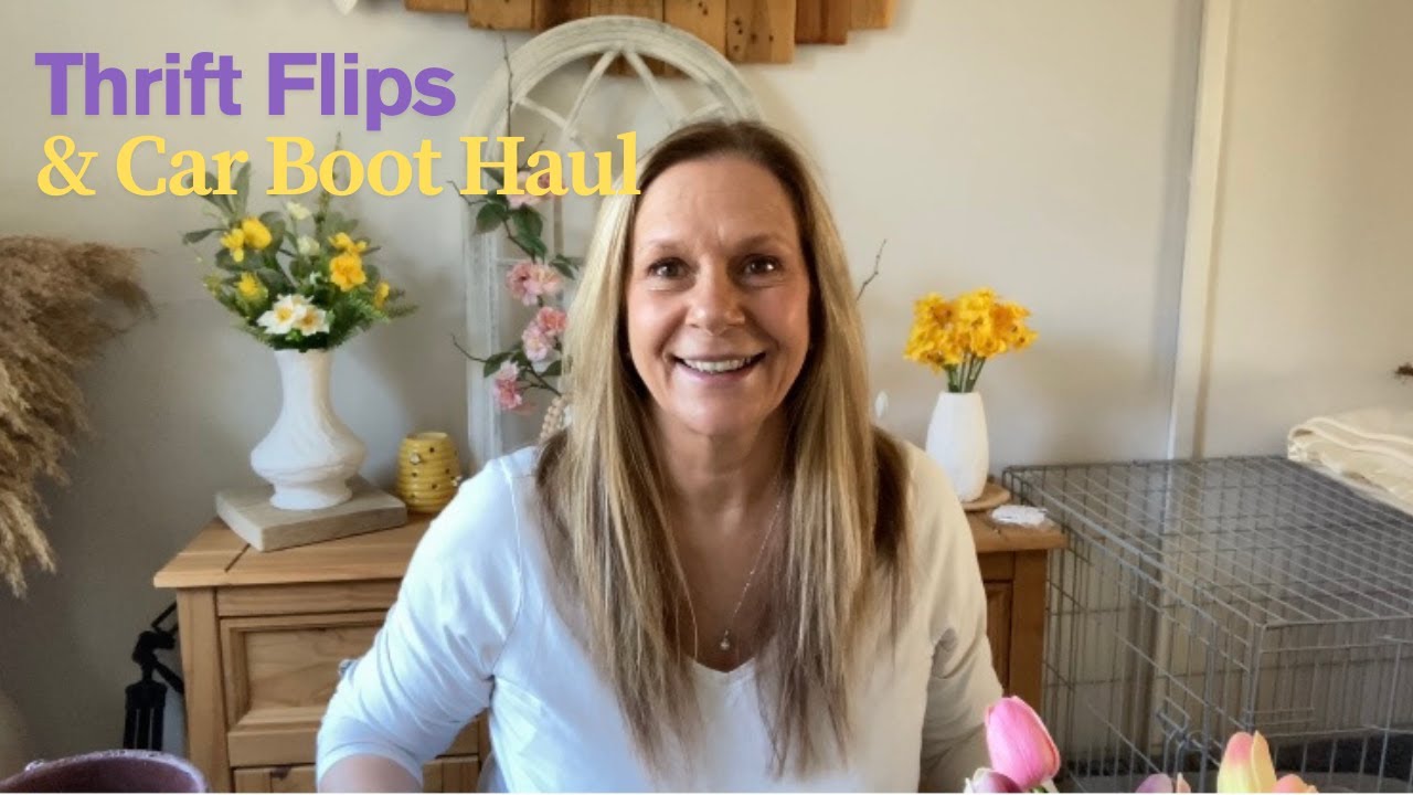 🤩😲VINTAGE TREASURE & THRIFT FLIPS FROM THE 1ST CAR BOOT SALE OF 2025. DIY HOME DECOR.CAR BOOT HAUL😲🤩