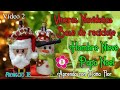 Vineras Navideñas, Hombre de Nieve, Papa Noel (base de reciclaje) + moldes gratis