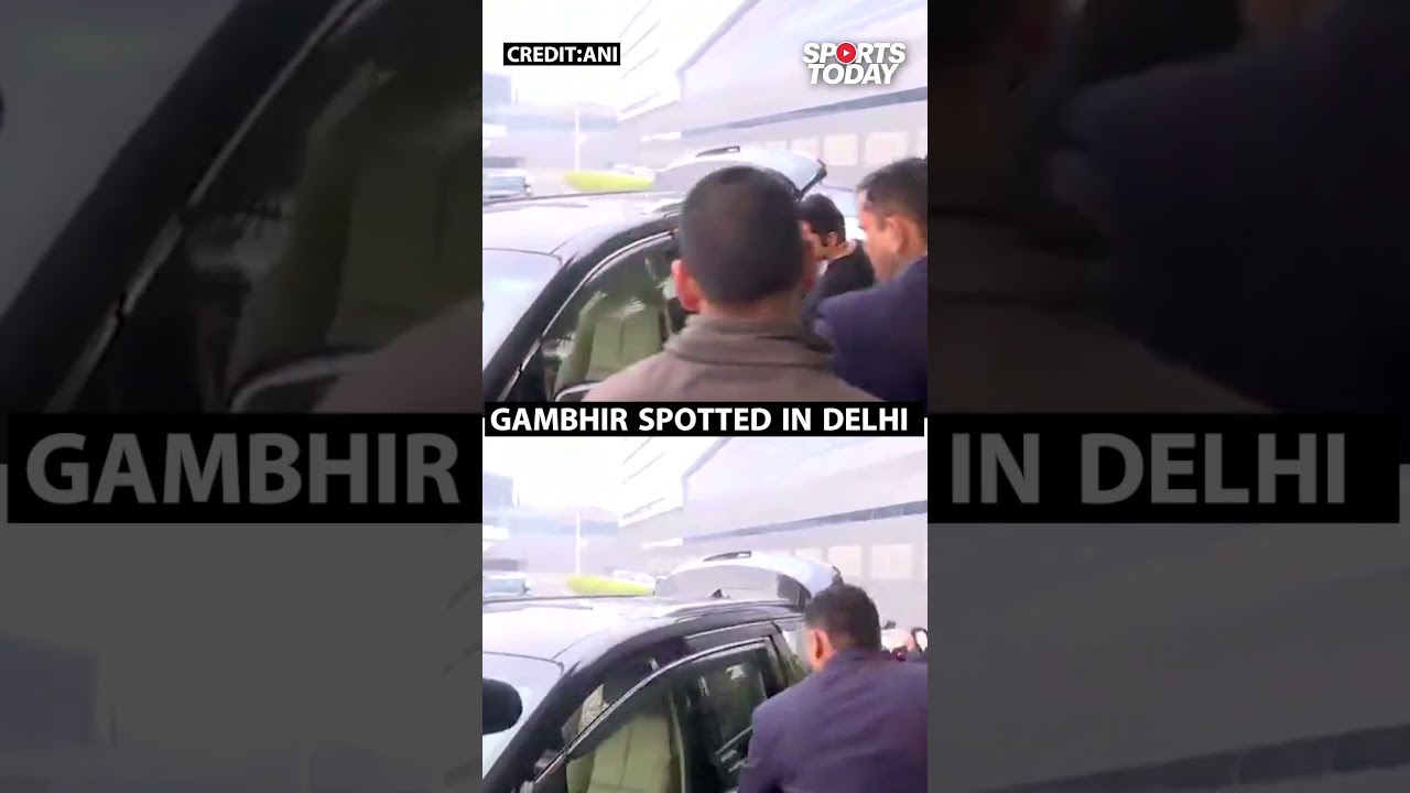 India head coach Gautam Gambhir returns to Delhi after 5th T20I against New Zealand |Sports Today