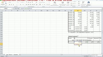 Regression 7 Categorical regressors Quality parameters