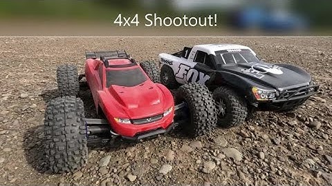 Rustler 4x4 VXL Vs Slash 4x4 VXL Fox Edition