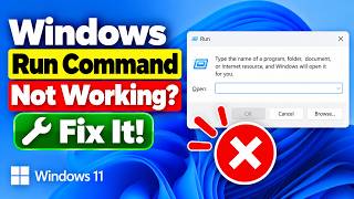 Windows Run Command Not Working? Troubleshoot It screenshot 2