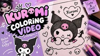 Information Kuromi Coloring Book 💜🖤 | Cute & Relaxing Coloring Video Update