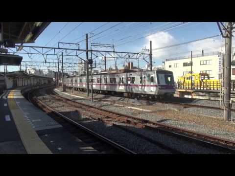 半蔵門線８０００系　急行久喜行き　鐘ヶ淵駅通過