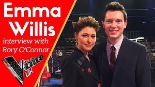 Emma Willis interview with Rory OConnor at The Voice UK 2018 final