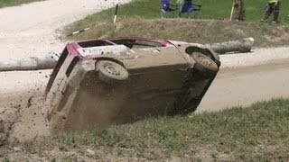 UNBELIEVABLE! Dirt Racing Car Roll Over Crash!
