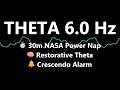 30 Minute Power Nap Timer - NASA Sleep Cycle (Silent, Theta Waves & Soft Alarm) | Mono Chrono