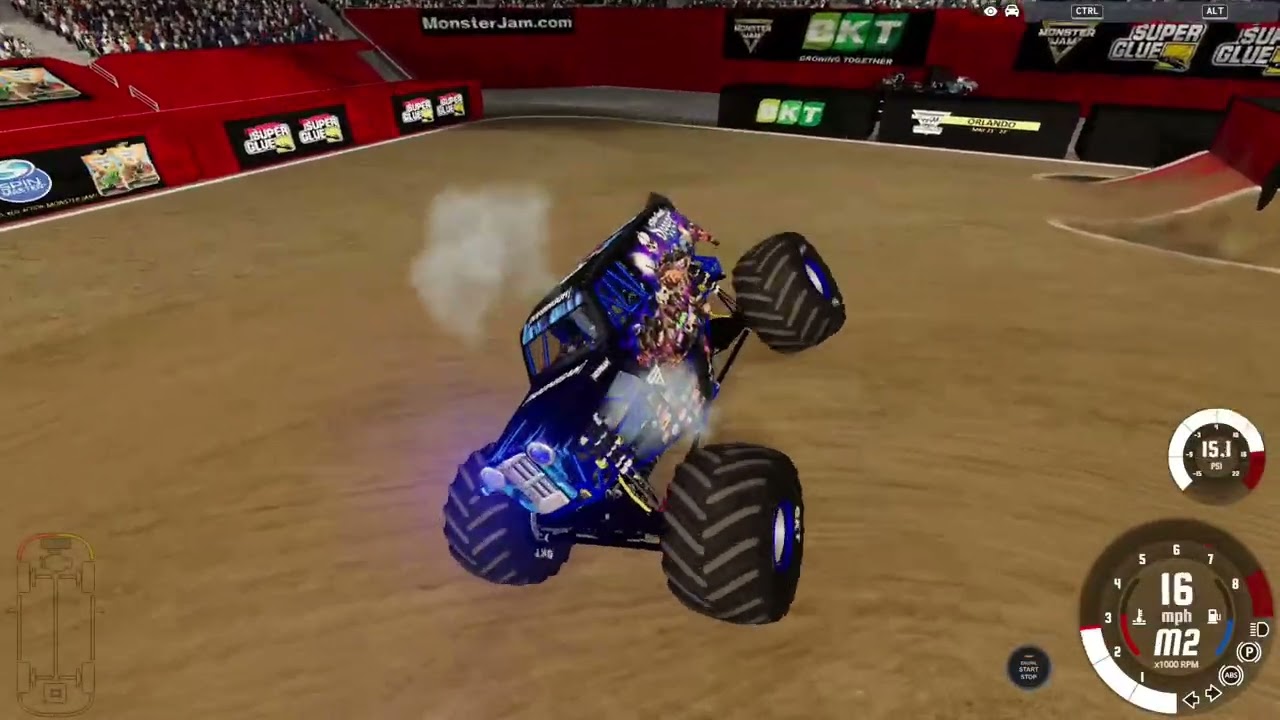 Monster jam freestyle in San Antonio beamng