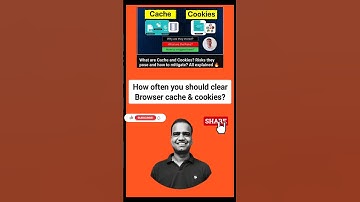 How often should you clear browser Cache & Cookies? 💥 #shorts - 218