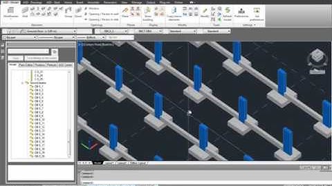 07- AutoCAD Structural Detailing Formwork - Elements Positioning-Part 2
