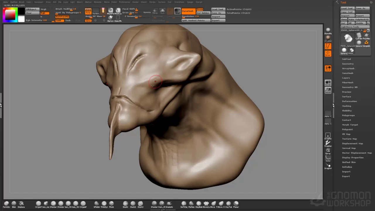 Clip from Creature Modeling for Production - YouTube