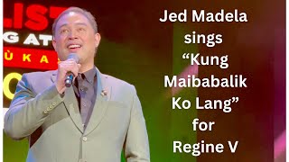 Jed Madela thanks Regine Velasquez